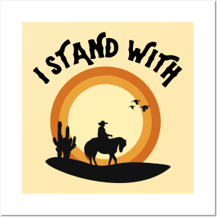I Stand With Texas Posters and Art